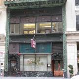 the facade of the Tadich Grill, Buich Building, at 240 California in San Francisco