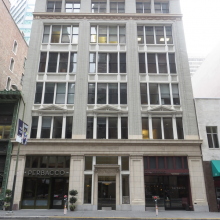 the facade of the Hind Building at 230 California in San Francisco